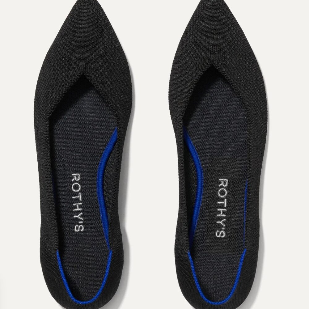Rothy's Black Flats, Size 11.